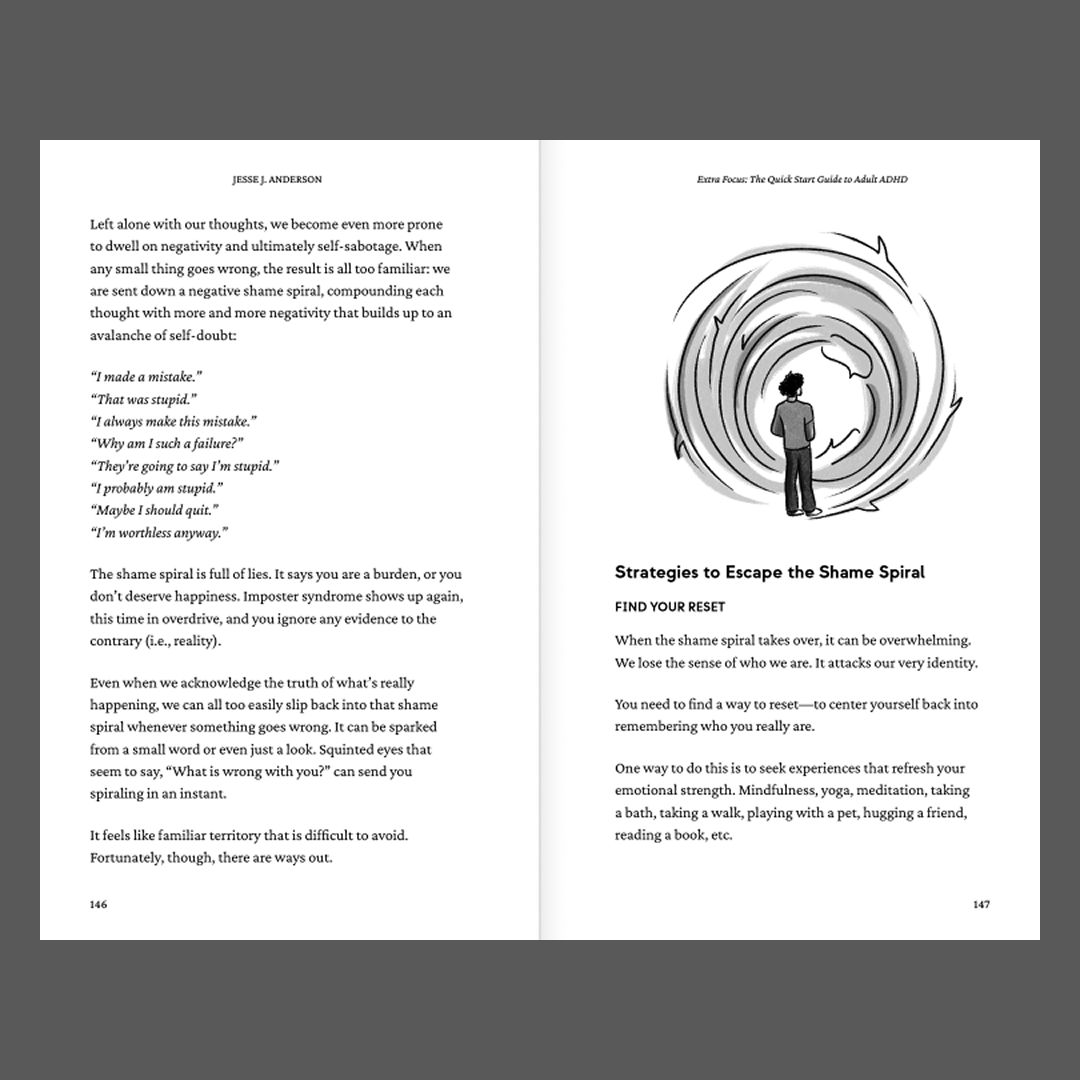 Extra Focus: Book and Marketing Website screenshot 10